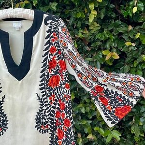 Anna Sui Silk Mini Dress